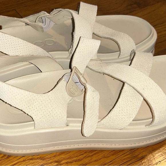 Chaco Women's Townes Suede Midform Sandals Size 9 - Picture 2 of 9